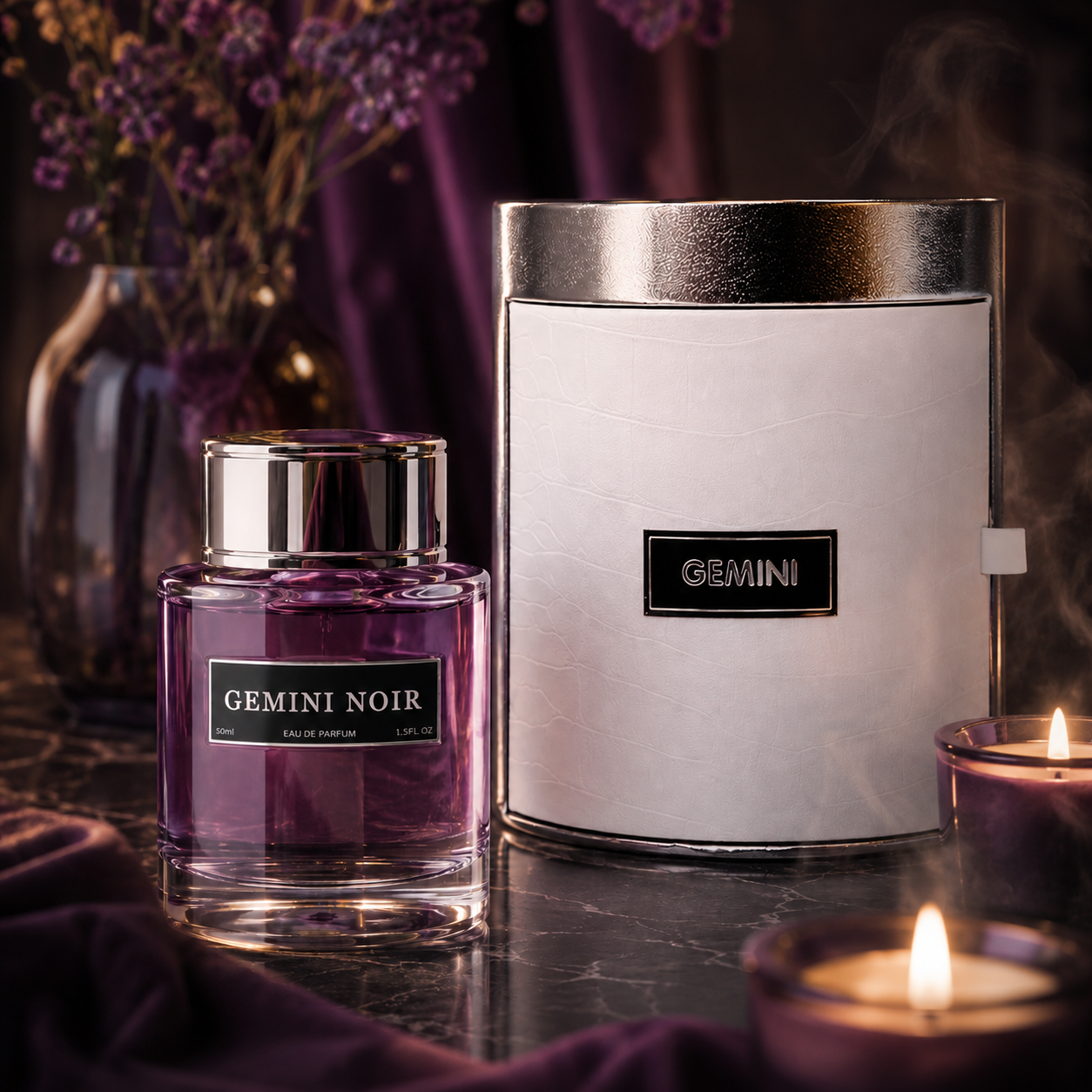 ادکلن جمینی نویر (Gemini Noir) برند آرورا
