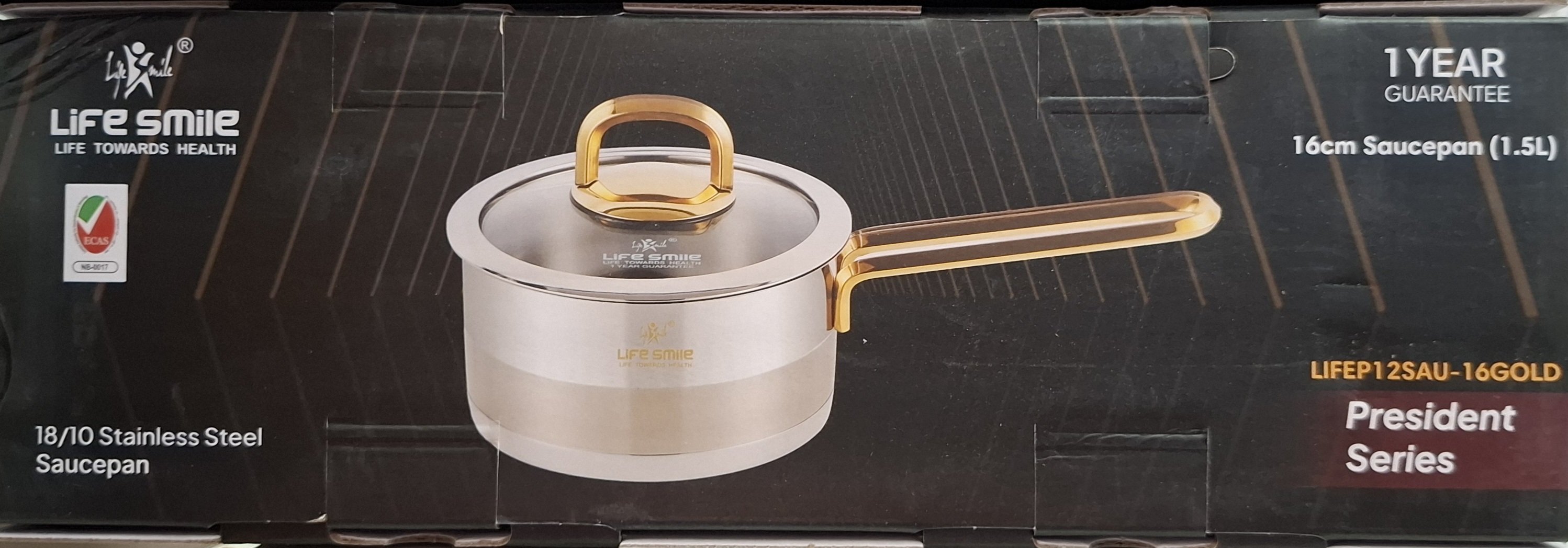 شیرجوش لایف اسمایل دسته طلایی کد12SAU_16GOLD