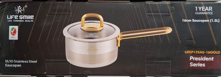 شیرجوش لایف اسمایل دسته طلایی کد12SAU_16GOLD